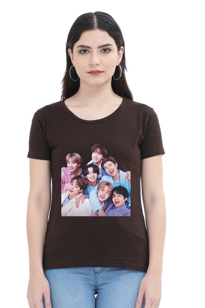 BTS Army Printed Half Sleeve T-shirt