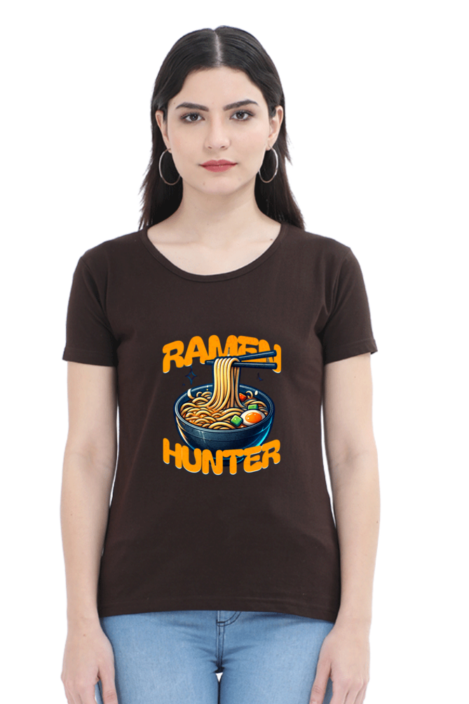 Ramen Hunter Printed Half Sleeve T-Shirt