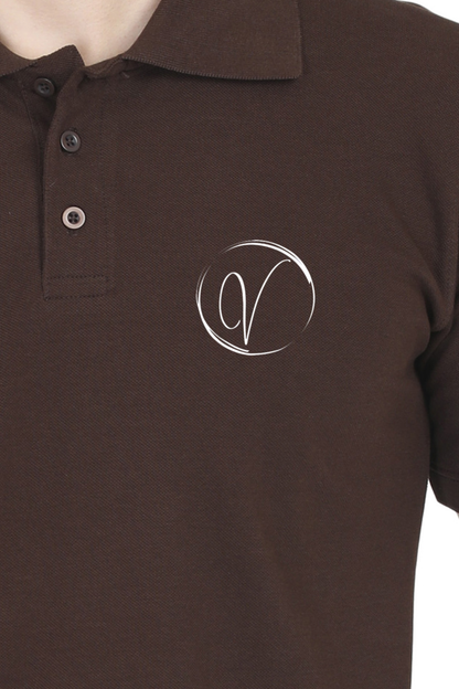 Coffee Brown Formal Polo T-Shirt