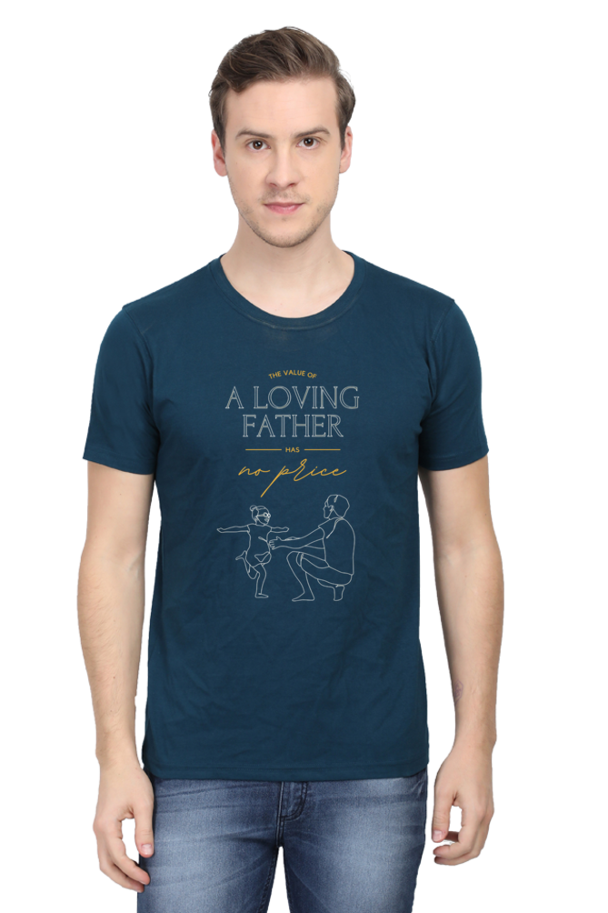 A Loving Father Printed T-Shirt