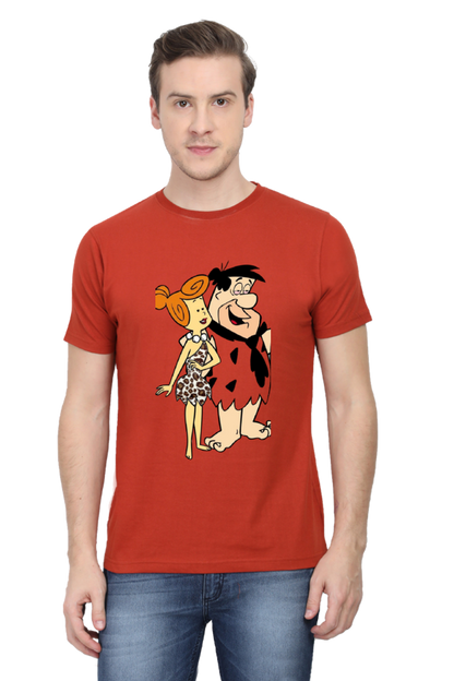 Flintstone Romance Printed T-Shirt