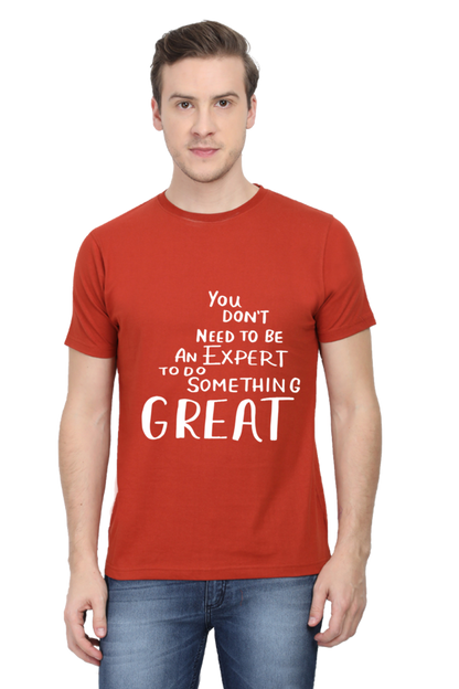 Great work Quote Print T-Shirt