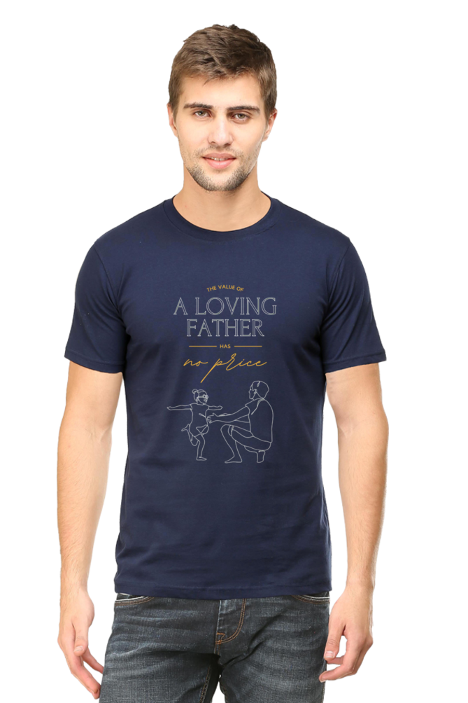 A Loving Father Printed T-Shirt