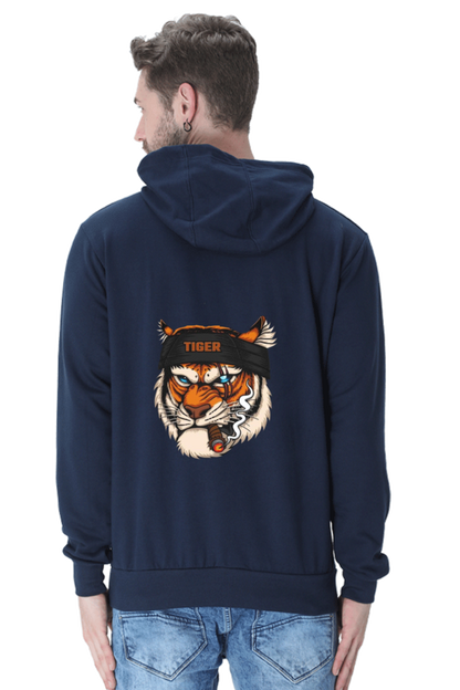 Roaring Elegance Printed Hoodie