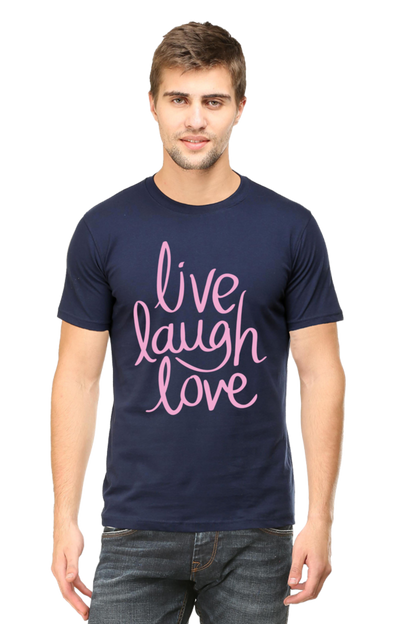 Live Laugh Love Quote Printed T-Shirt