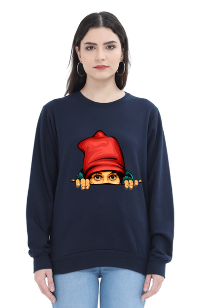 Hide and Seek Graphic Printed Sweatshirt