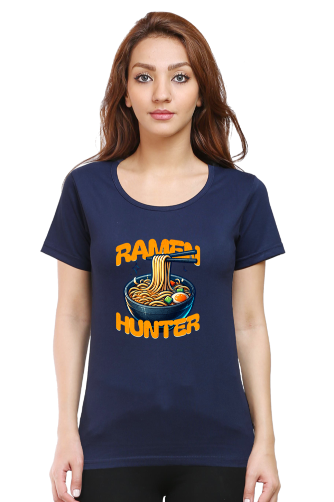 Ramen Hunter Printed Half Sleeve T-Shirt