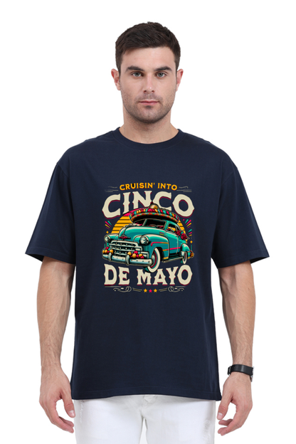 Cinco Demayo Oversized Printed Unisexual T-Shirt