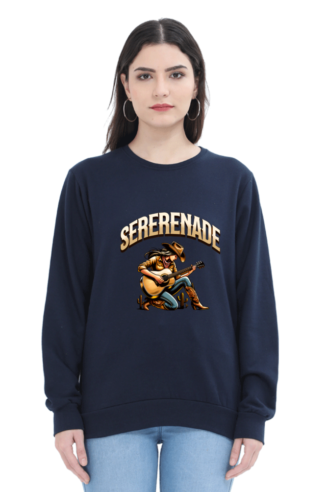 Cowgirl Serenade Printed Sweatshirt