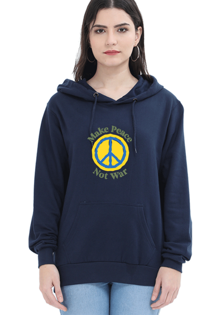 Peace Quote Thoughts Printed Hoodie Sweatshirt