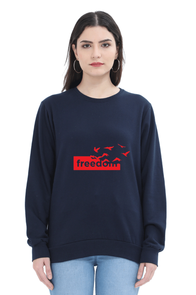 Freedom Thought Printed Sweatshirt