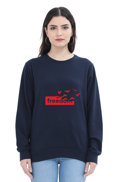 Freedom Thought Printed Sweatshirt