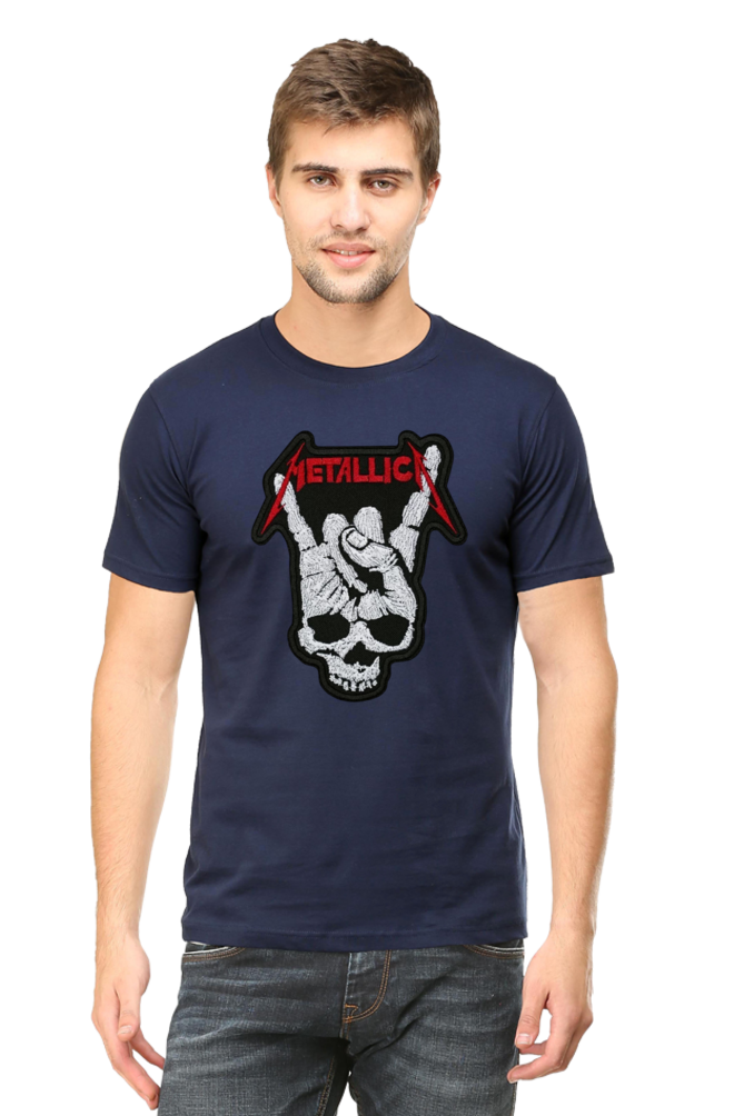 Skull Thrash Metallica Printed T-Shirt