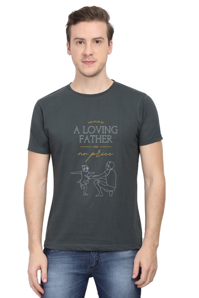 A Loving Father Printed T-Shirt