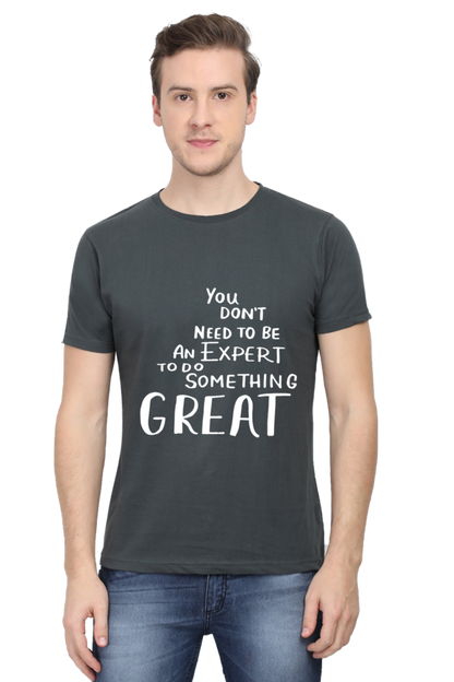 Great work Quote Print T-Shirt