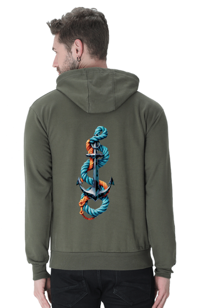 Anchor Art Printed Hoodie