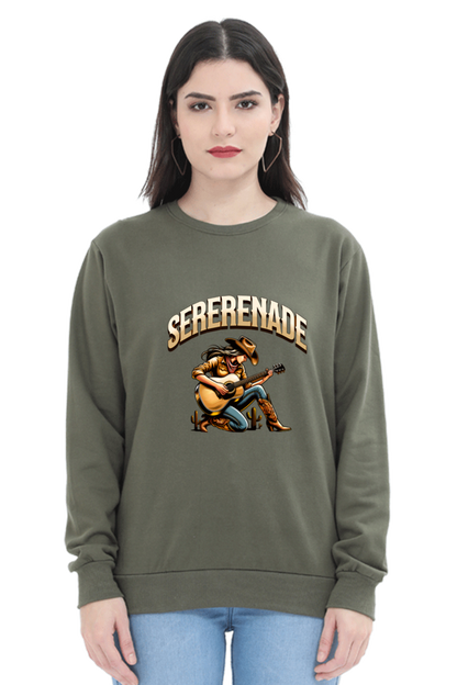 Cowgirl Serenade Printed Sweatshirt