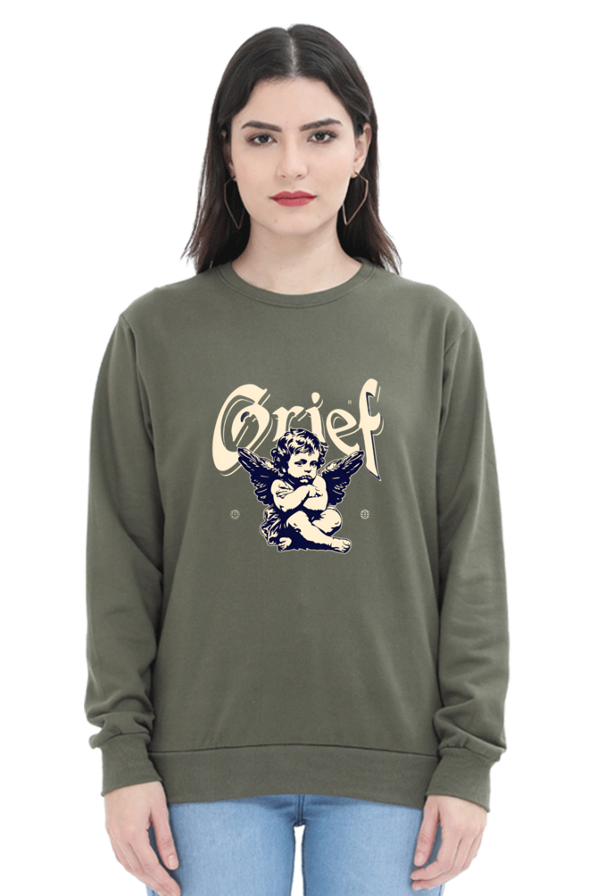 Grief Cupid Printed Sweatshirt