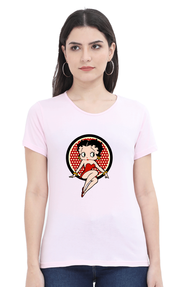 Betty Magic Printed Half Sleeve T-Shirt