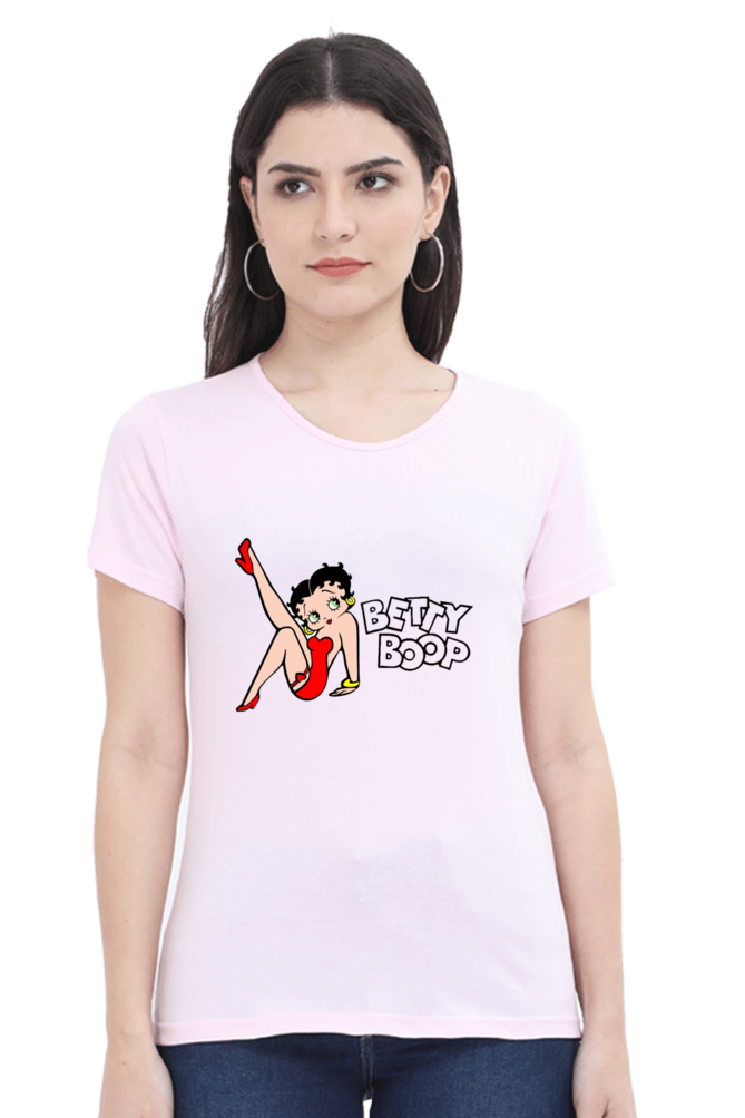 Betty Charm Printed Half Sleeve T-Shirts