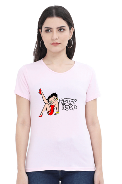 Betty Charm Printed Half Sleeve T-Shirts