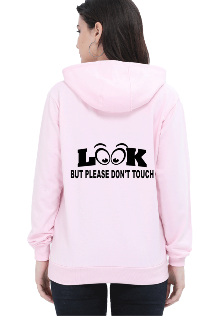 Look & Touch Causal Printed Hoodie