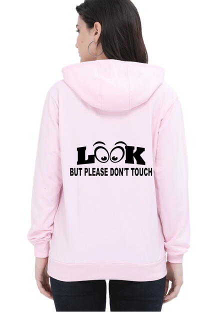 Look & Touch Causal Printed Hoodie