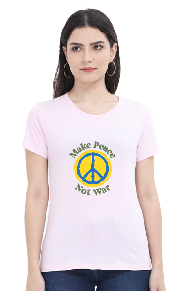 Peace Quote Thoughts Half Sleeve Printed T-Shirt