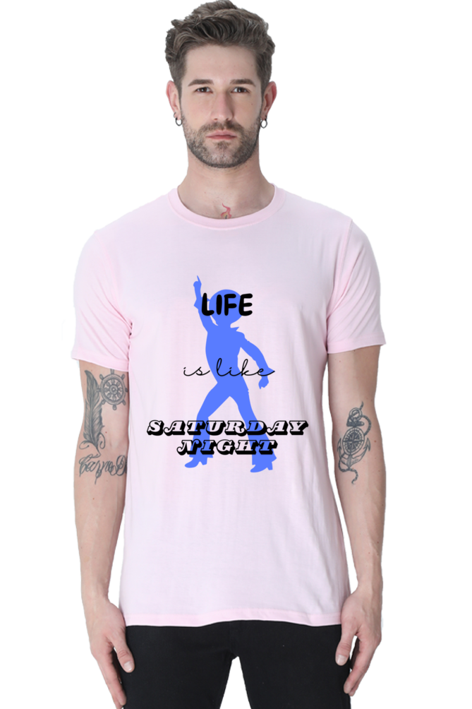 Life Quote Design Printed T-Shirt