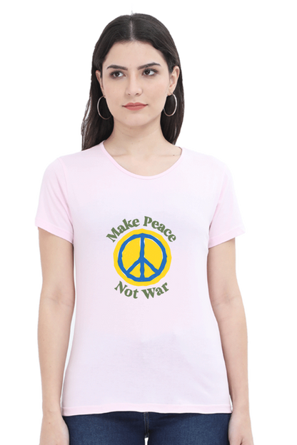 Peace Quote Thoughts Half Sleeve Printed T-Shirt