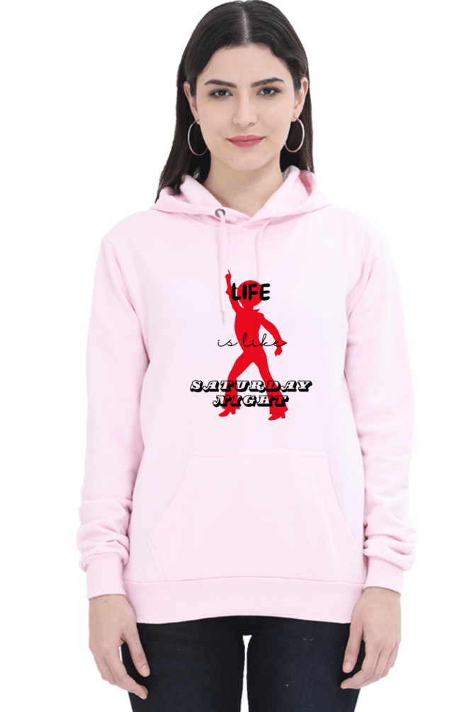 Life Quote Printed Women Hoodie Sweatshirt