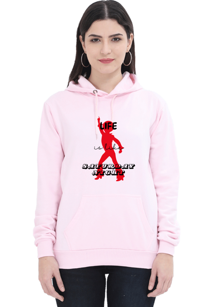 Life Quote Printed Women Hoodie Sweatshirt