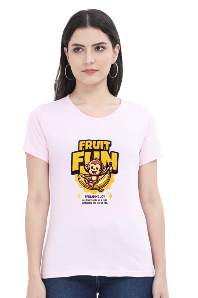 Fruit Fun Money Printed Half Sleeve T-Shirt