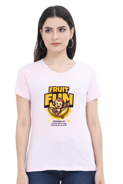 Fruit Fun Money Printed Half Sleeve T-Shirt