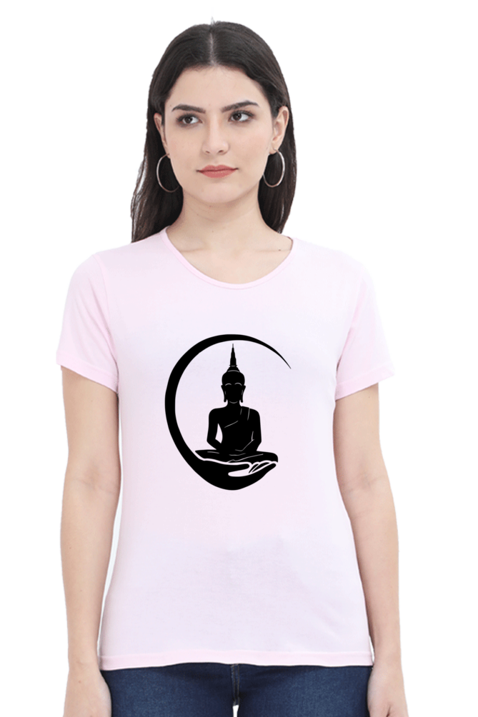 Buddha Serenity Printed Half Sleeve T-Shirt