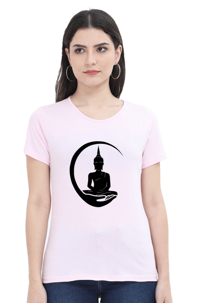 Buddha Serenity Printed Half Sleeve T-Shirt