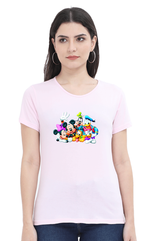 Mickey Mania Printed Half Sleeve T-Shirts