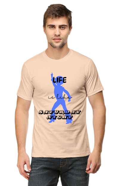 Life Quote Design Printed T-Shirt