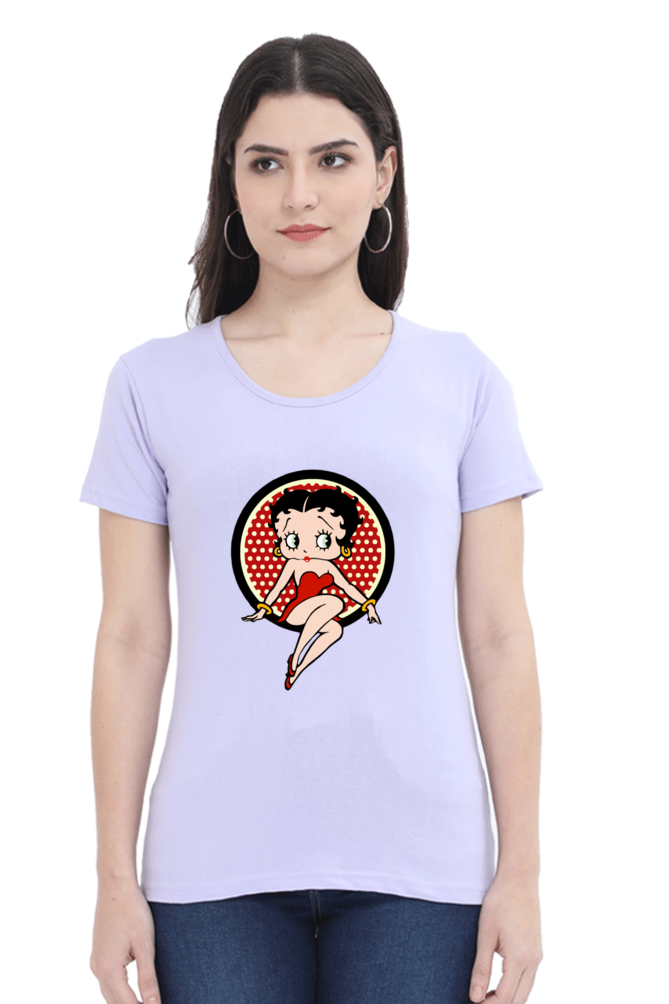 Betty Magic Printed Half Sleeve T-Shirt