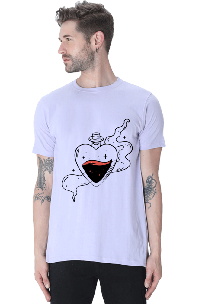 Love Fragrance Art Printed T-shirt