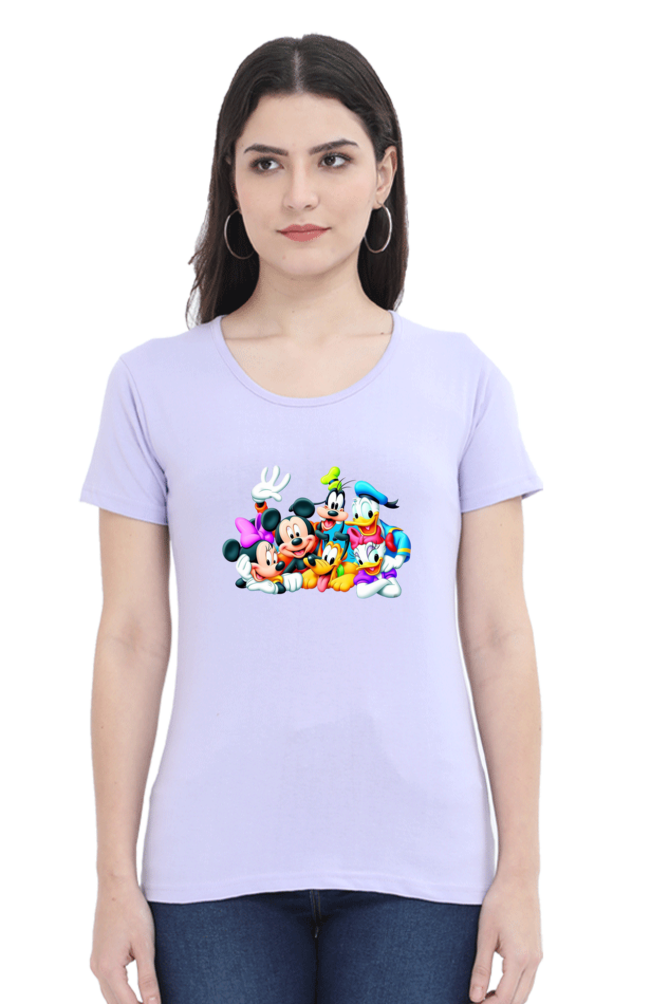 Mickey Mania Printed Half Sleeve T-Shirts