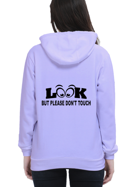 Look & Touch Causal Printed Hoodie