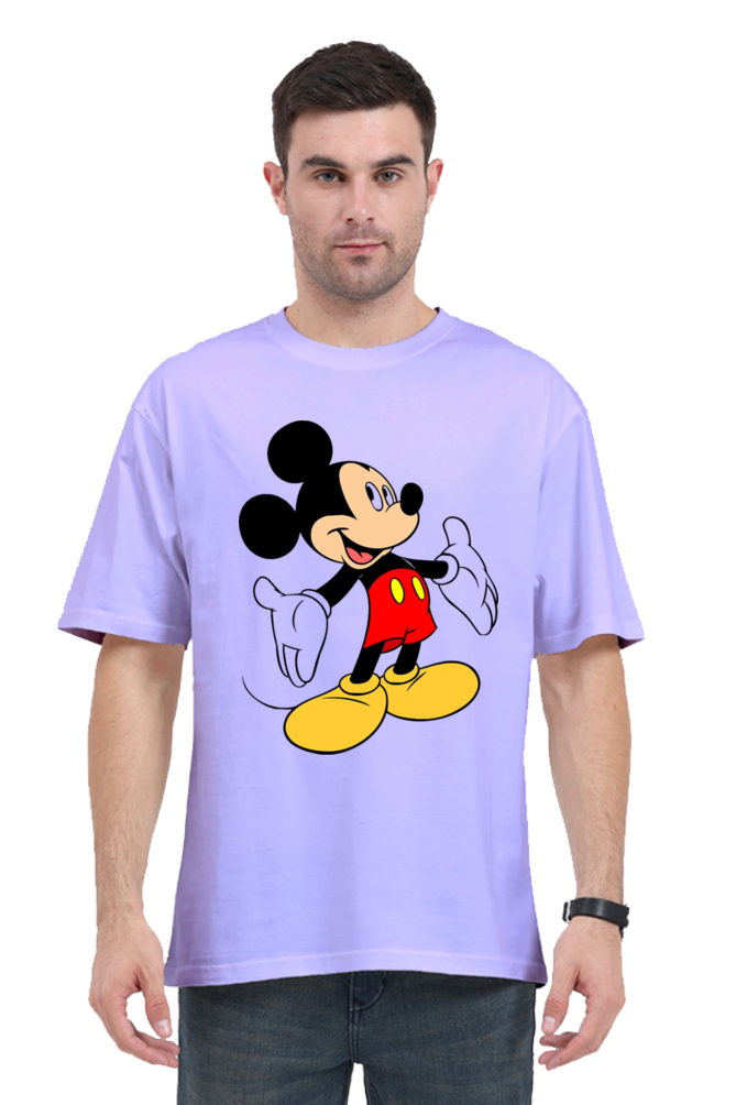 Mickey Mouse Printed Oversized Unisexual T-Shirt