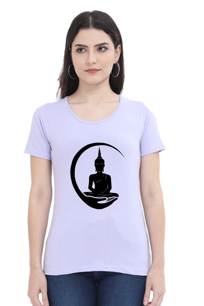 Buddha Serenity Printed Half Sleeve T-Shirt