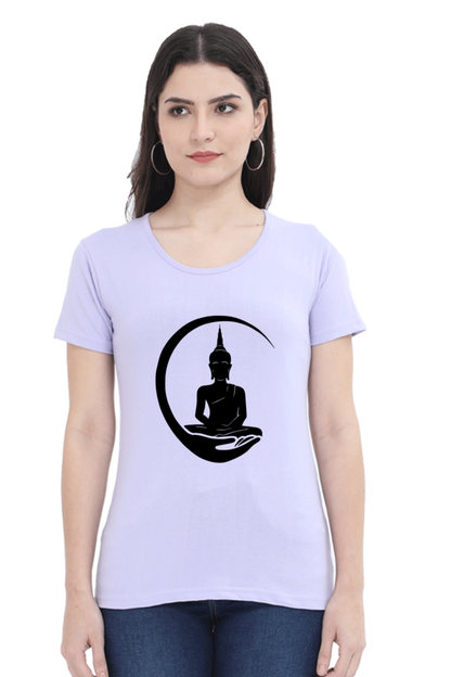 Buddha Serenity Printed Half Sleeve T-Shirt