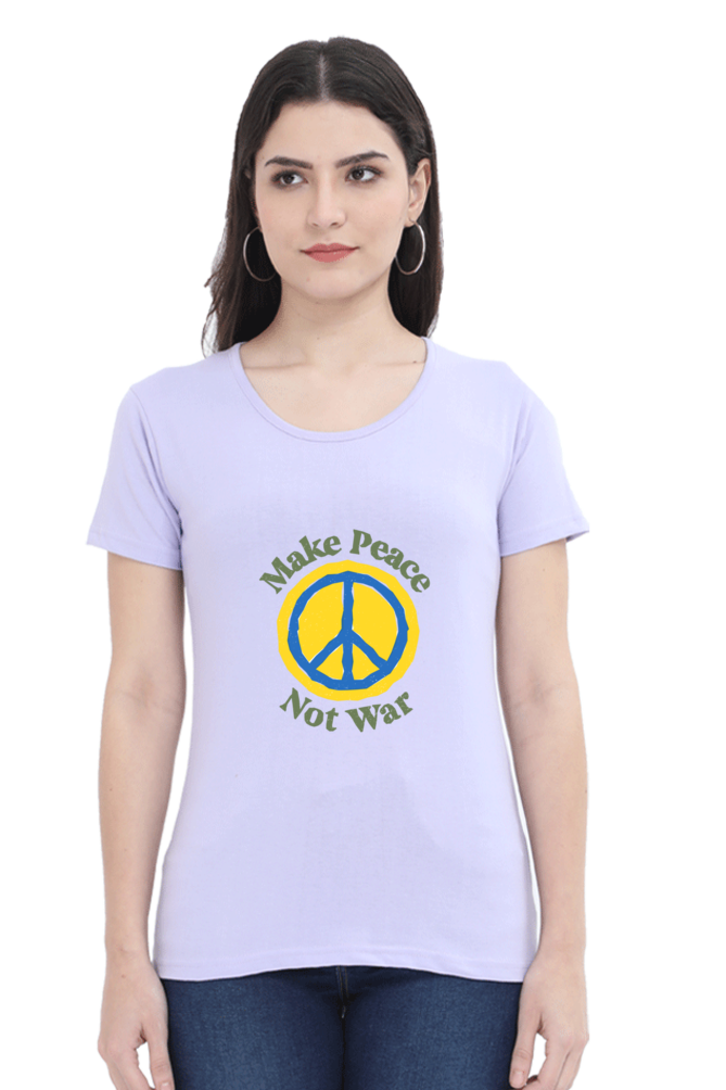 Peace Quote Thoughts Half Sleeve Printed T-Shirt