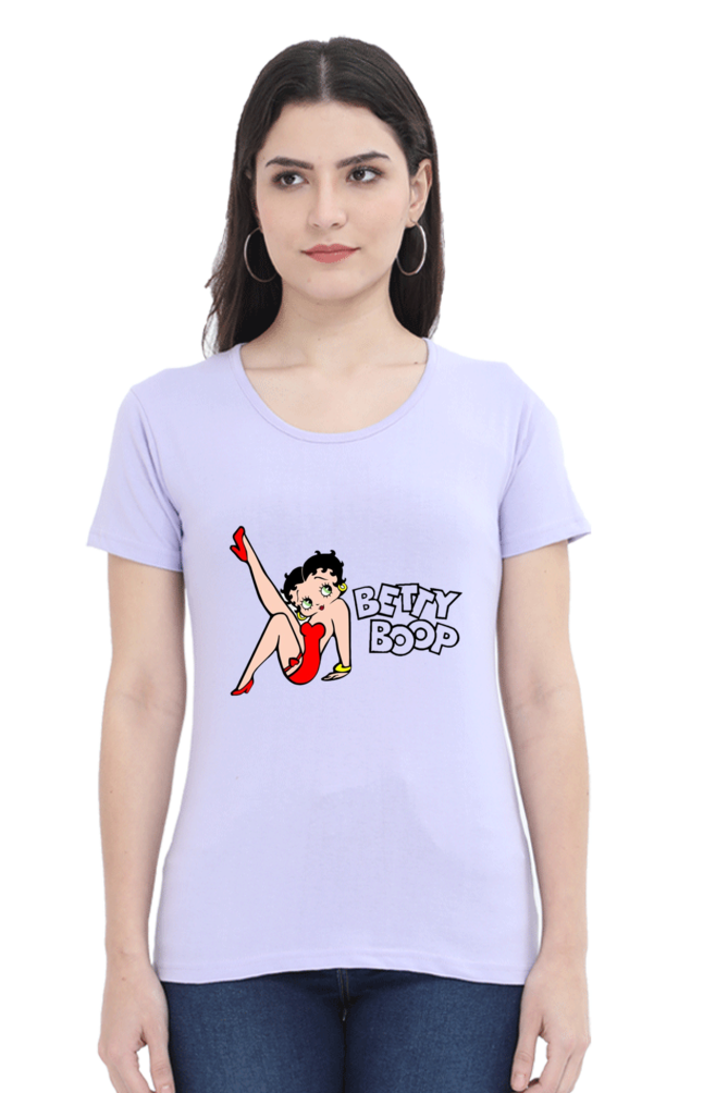 Betty Charm Printed Half Sleeve T-Shirts