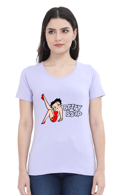 Betty Charm Printed Half Sleeve T-Shirts