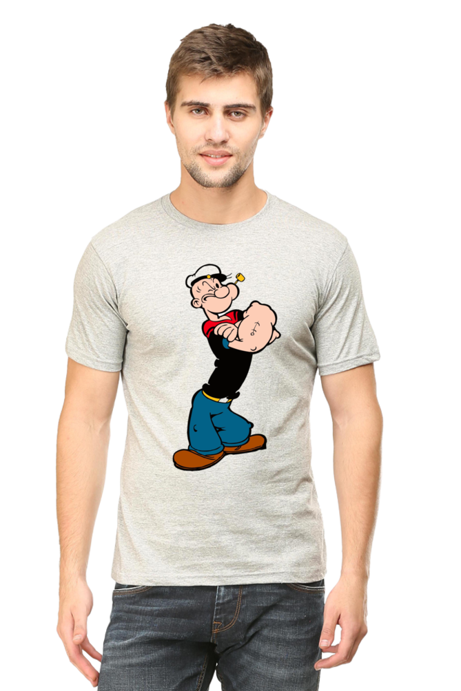 Popeye Cartoon Designed T-Shirt