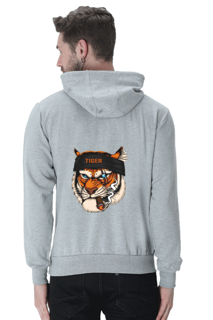 Roaring Elegance Printed Hoodie